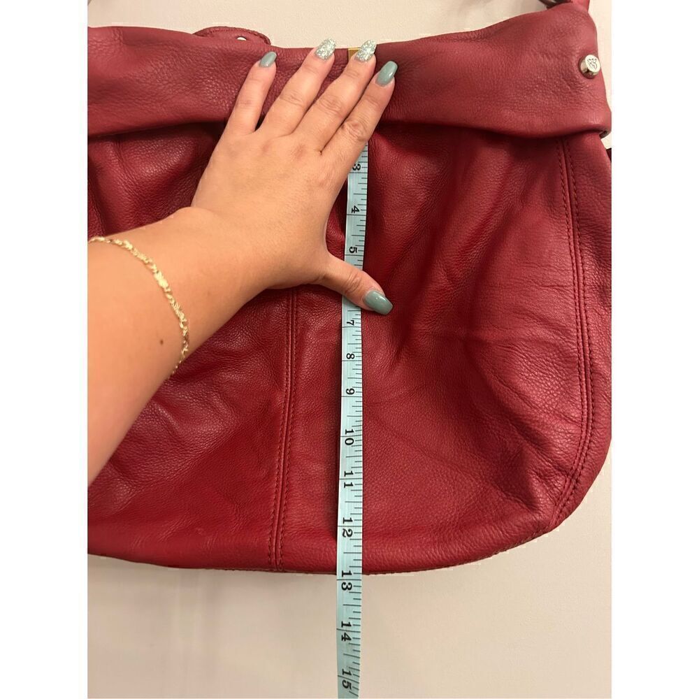 AllisonâScottâredâshoulderâbagâgenuineâleather - Picture 7 of 16